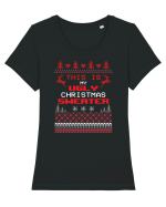 This Is My Ugly Christmas Sweater Tricou mânecă scurtă guler larg fitted Damă Expresser
