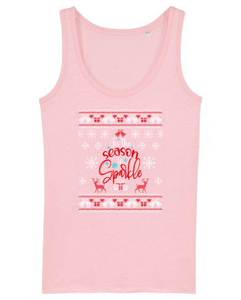 Tis the Season to Sparkle Cotton Pink