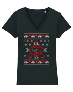 Tis the Season to Sparkle Tricou mânecă scurtă guler V Damă Evoker