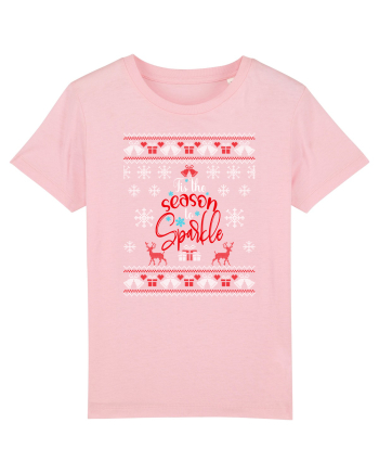 Tis the Season to Sparkle Cotton Pink