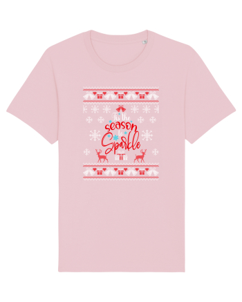 Tis the Season to Sparkle Cotton Pink