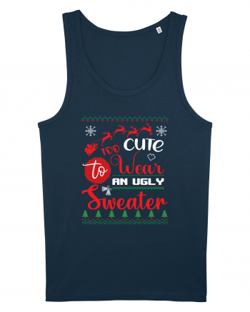 Too cute to wear an ugly sweater Navy