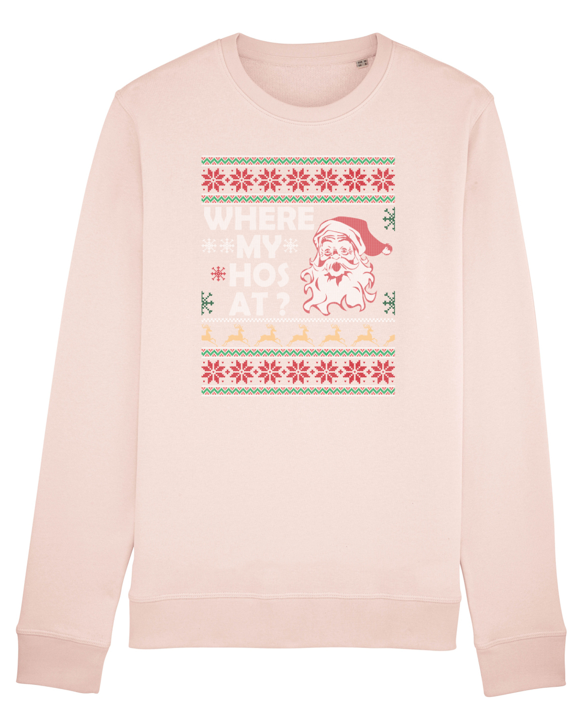 Bluză mânecă lungă Unisex Rise Candy Pink