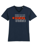 #Viral v2 Tricou mânecă scurtă guler V Bărbat Presenter