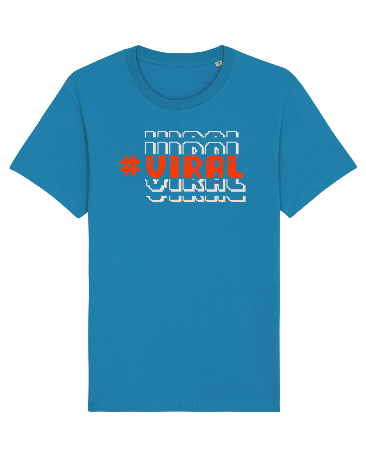 Tricou mânecă scurtă Unisex Rocker Azur