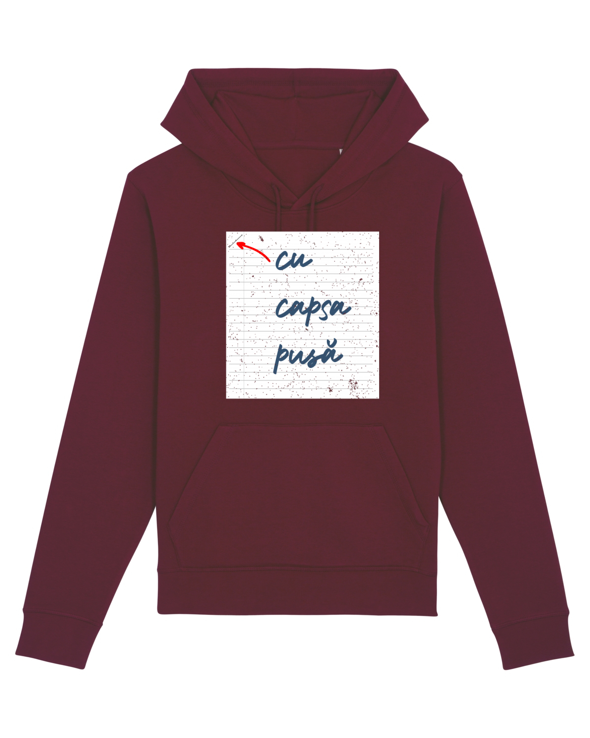 Hanorac Unisex Drummer Burgundy