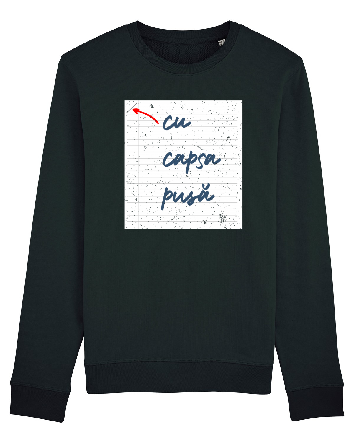 Bluză mânecă lungă Unisex Rise Black