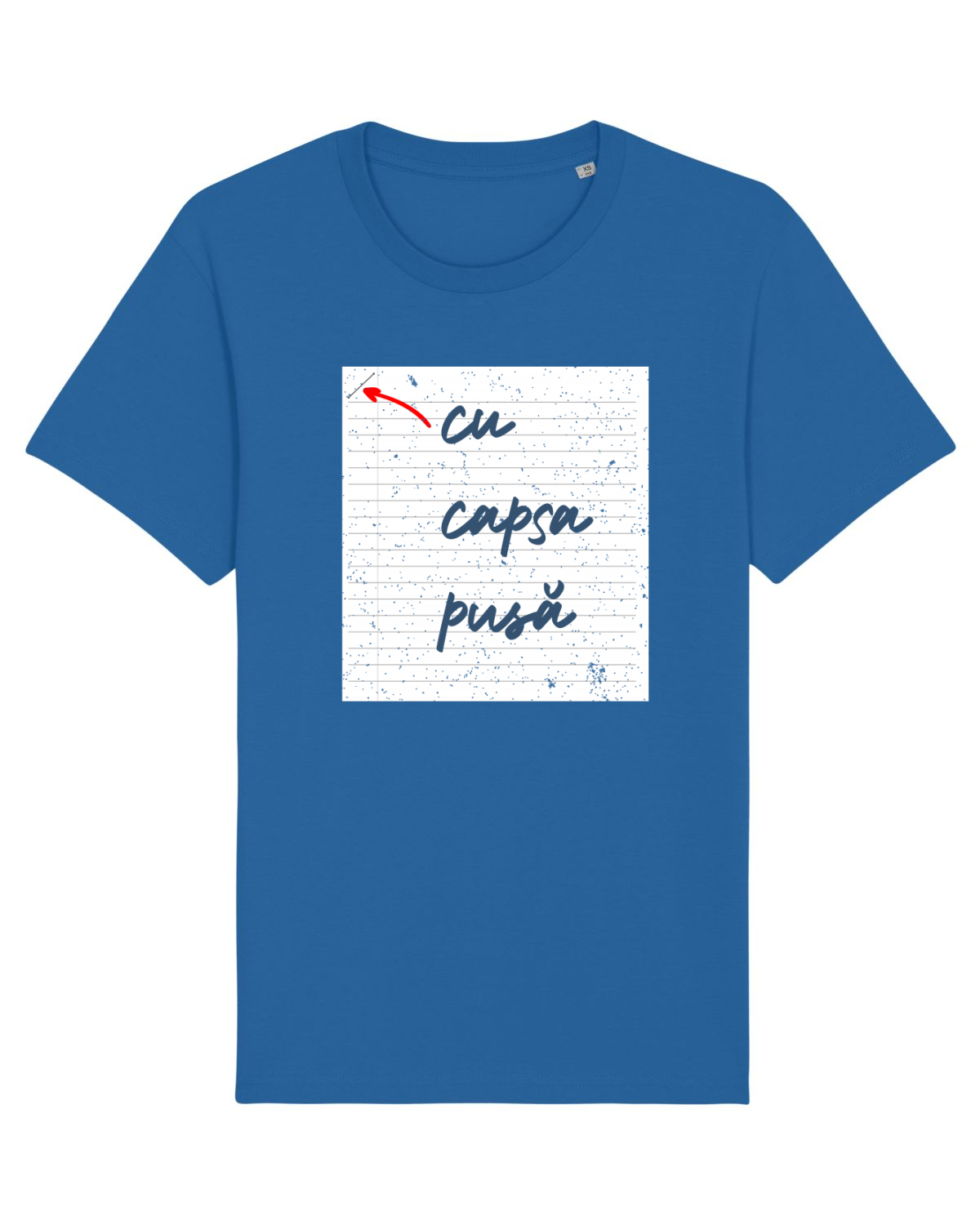 Tricou mânecă scurtă Unisex Rocker Royal Blue