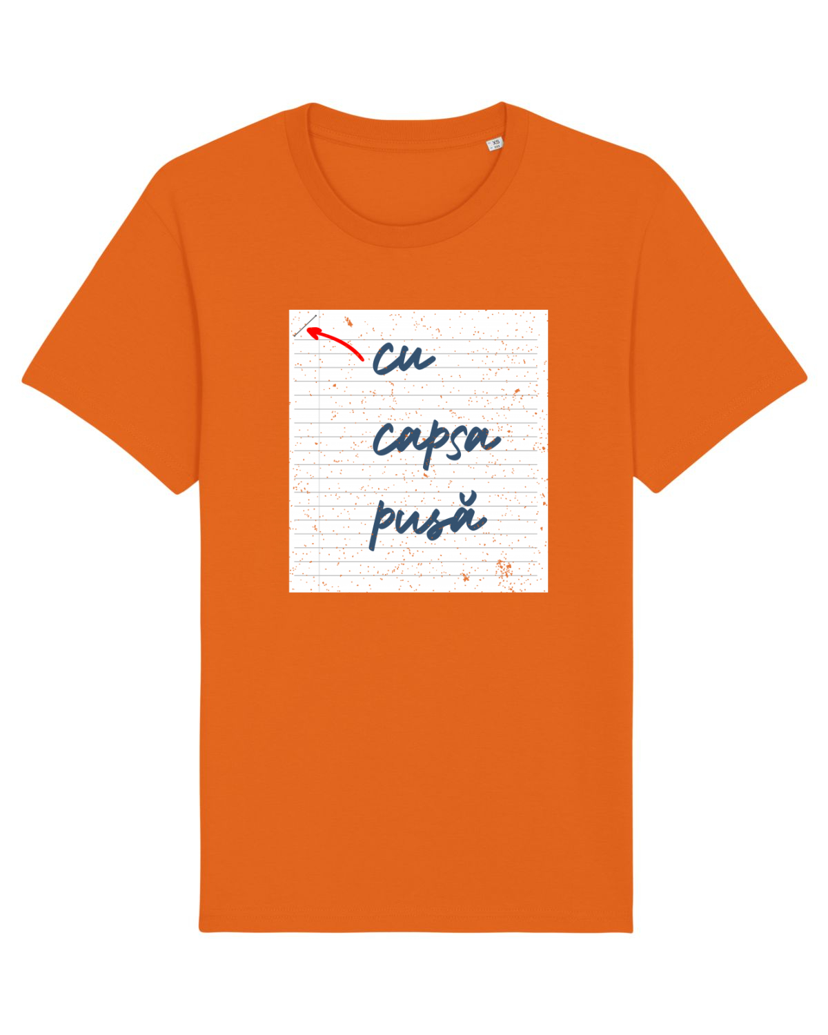 Tricou mânecă scurtă Unisex Rocker Bright Orange