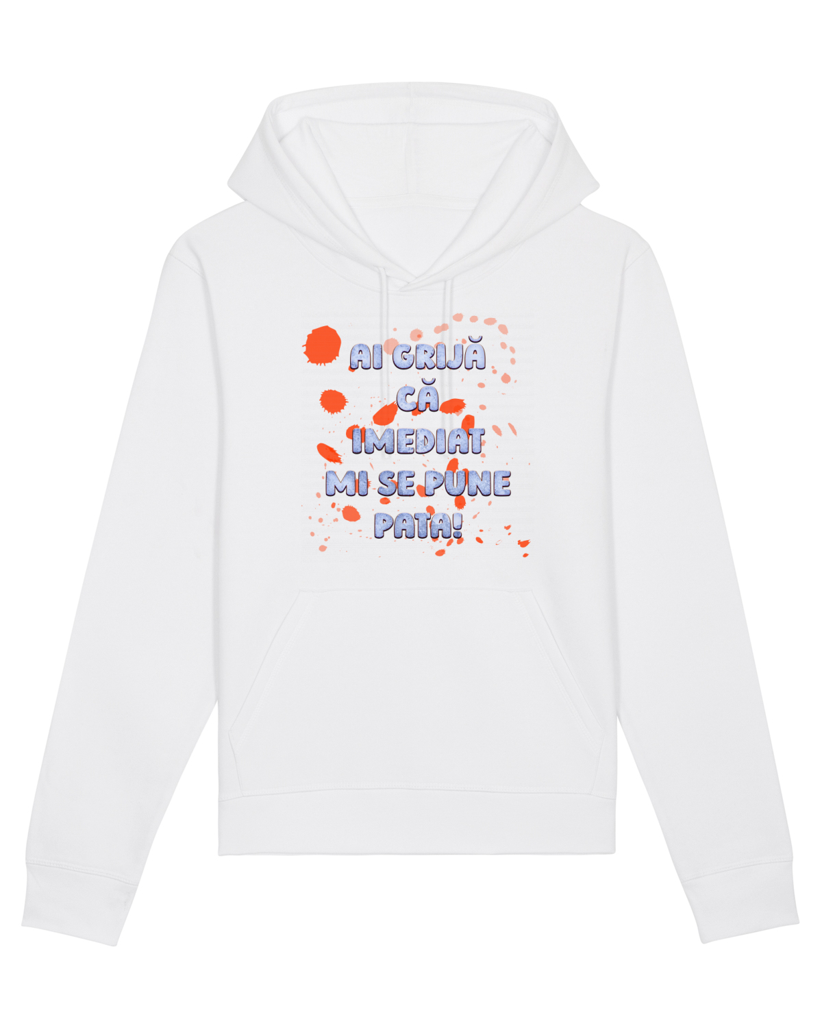 Hanorac Unisex Drummer White
