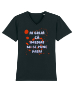 Mi se pune pata Tricou mânecă scurtă guler V Bărbat Presenter