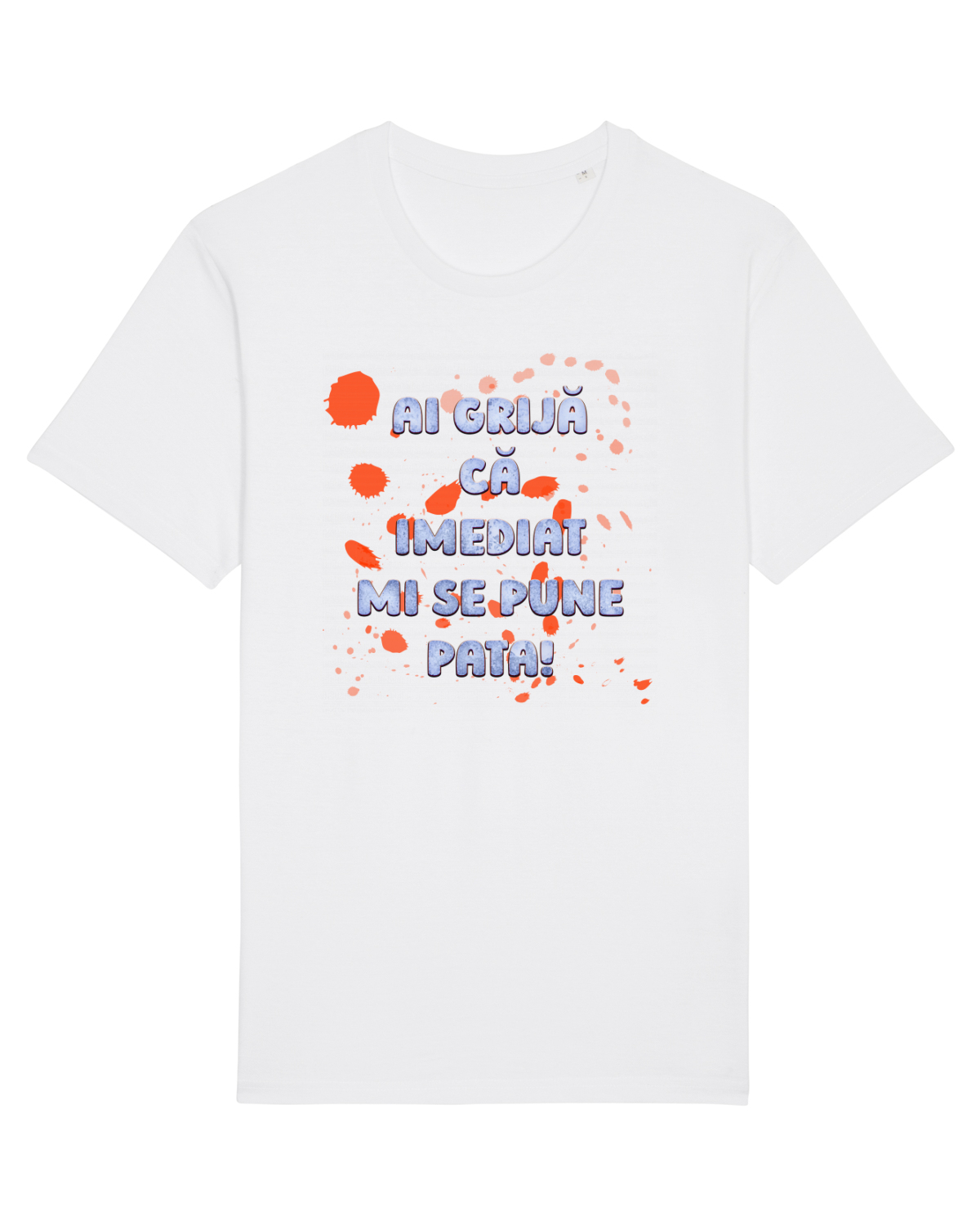 Tricou mânecă scurtă Unisex Rocker White