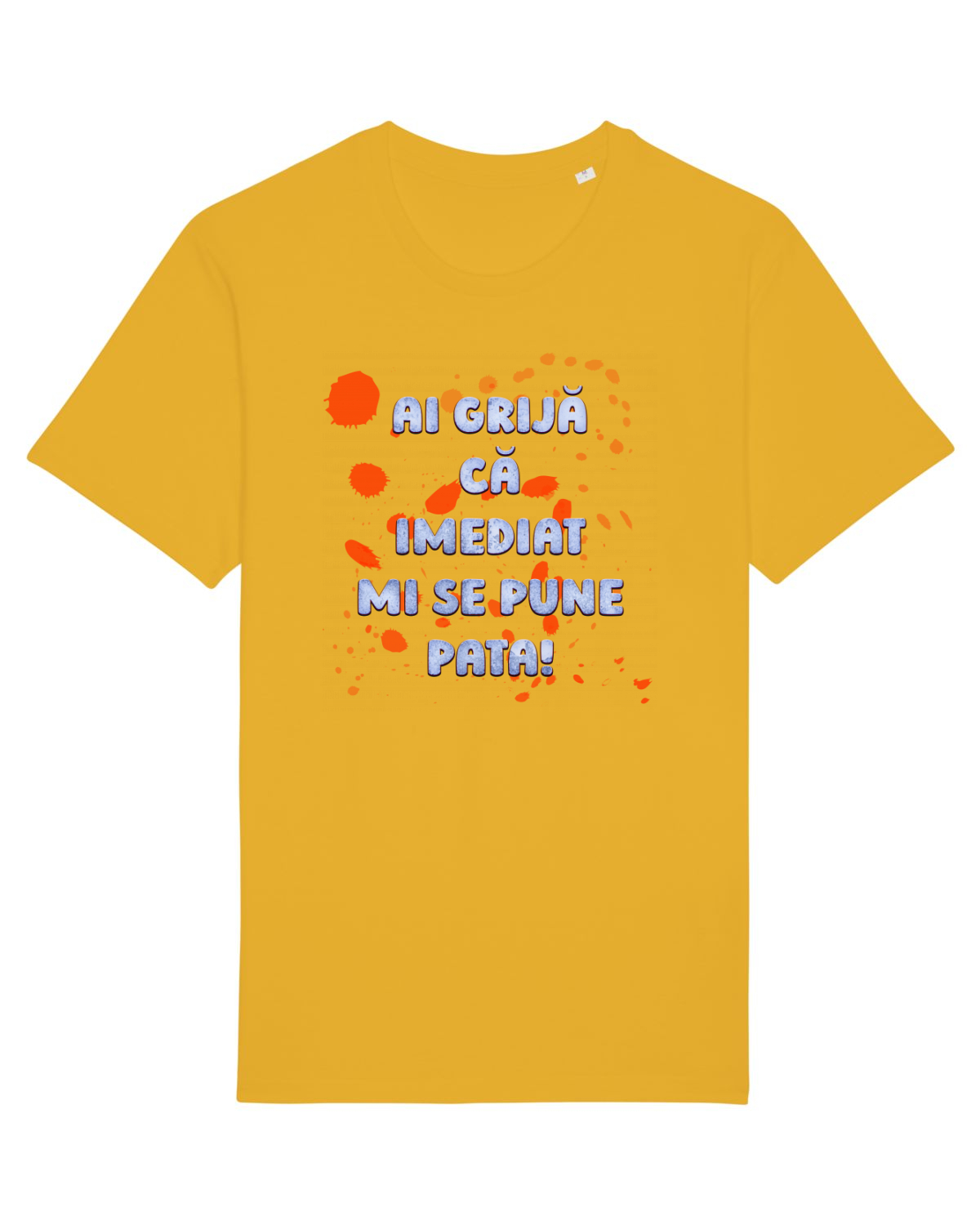 Tricou mânecă scurtă Unisex Rocker Spectra Yellow