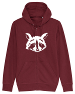 Raccoon Hanorac cu fermoar Unisex Connector