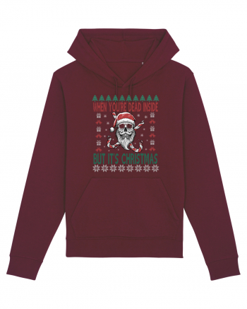 When You're Dead Inside But It's Christmas Burgundy