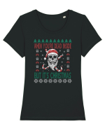 When You're Dead Inside But It's Christmas Tricou mânecă scurtă guler larg fitted Damă Expresser