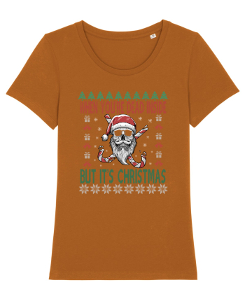 When You're Dead Inside But It's Christmas Roasted Orange