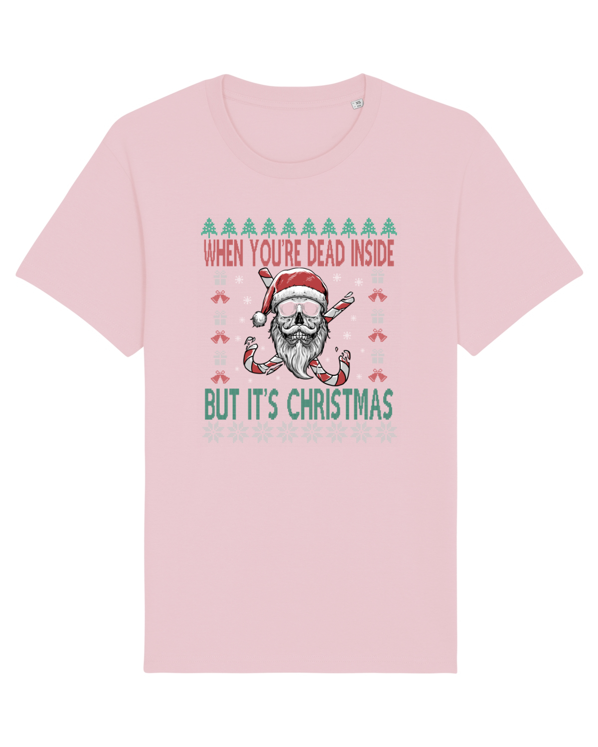 Tricou mânecă scurtă Unisex Rocker Cotton Pink