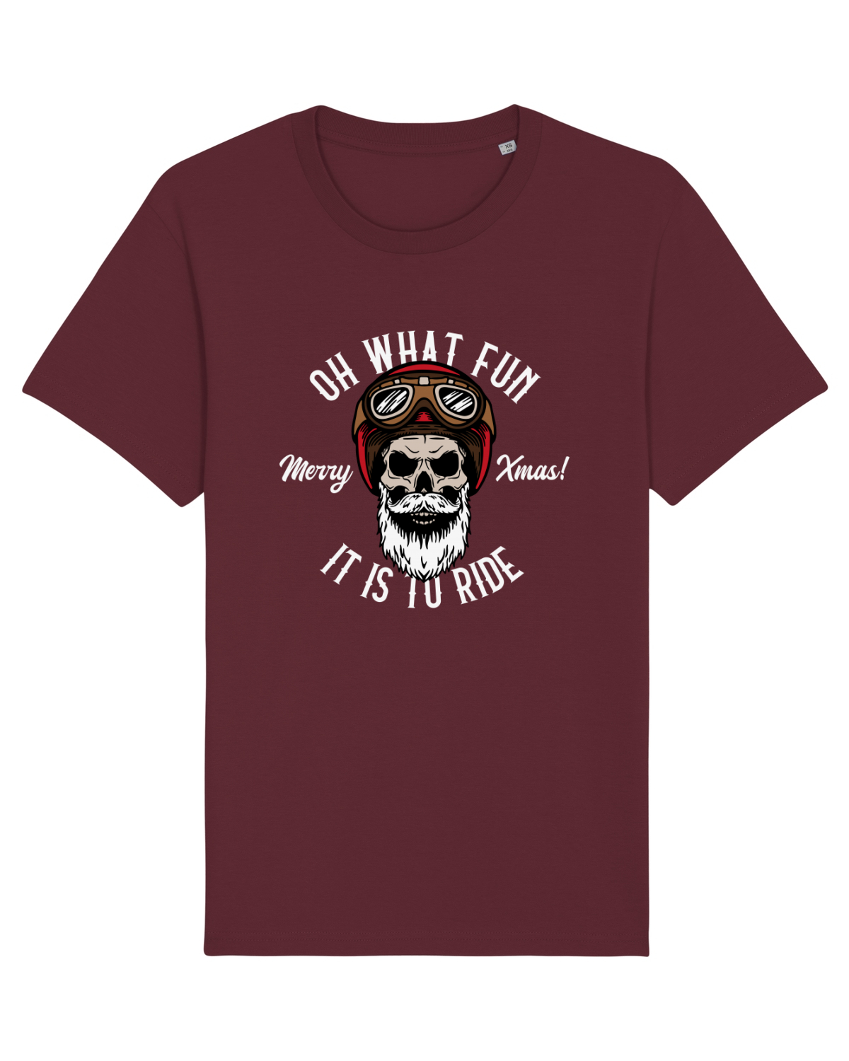 Tricou mânecă scurtă Unisex Rocker Burgundy