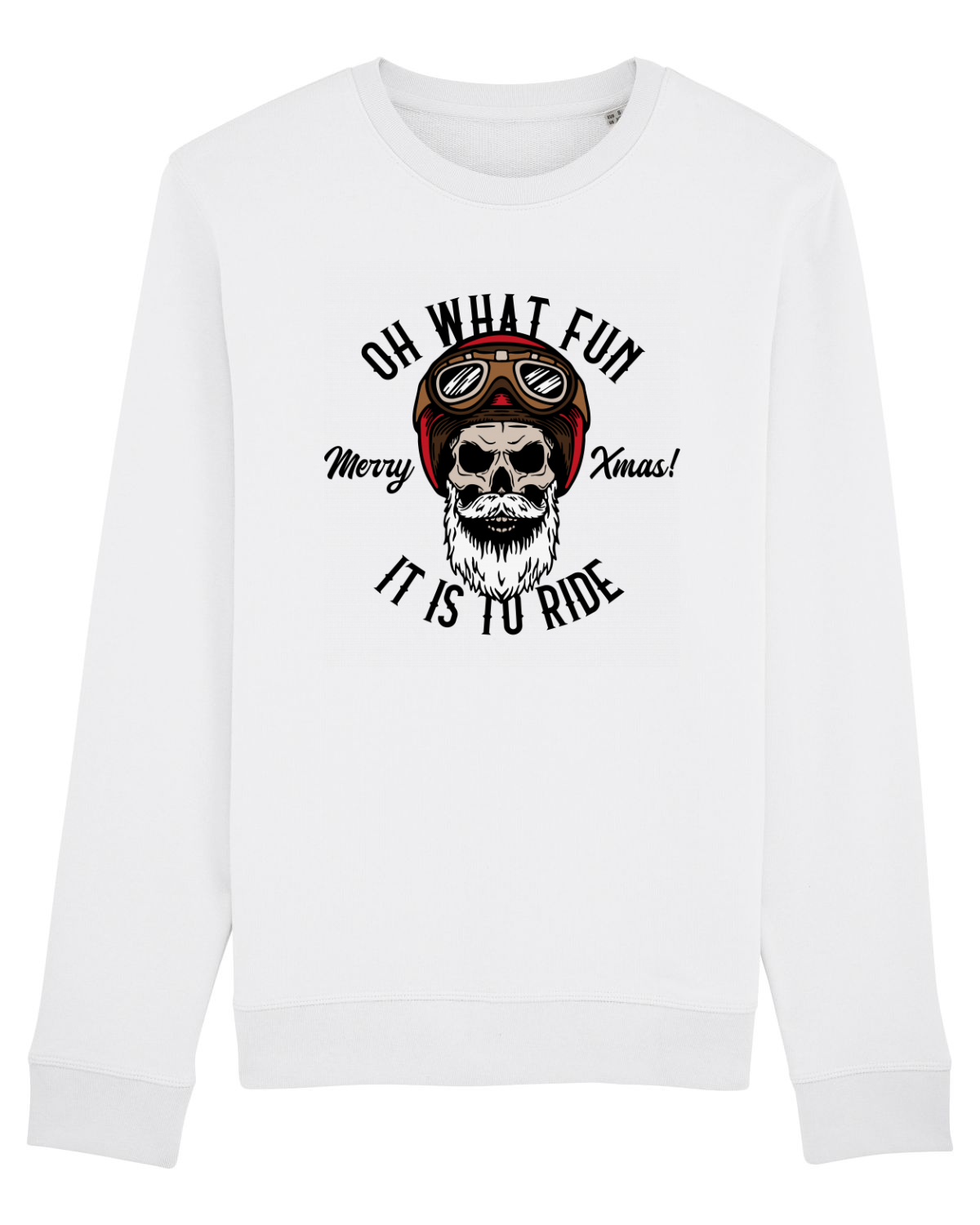 Bluză mânecă lungă Unisex Rise White