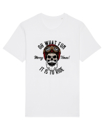 Oh What Fun It Is To Ride Black Skull Tricou mânecă scurtă Unisex Rocker