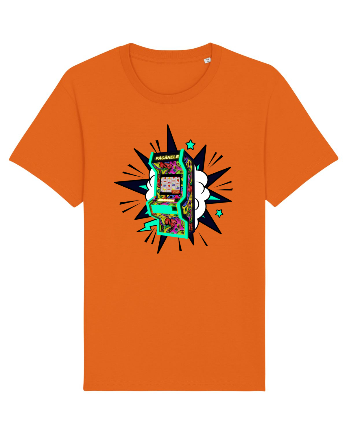 Tricou mânecă scurtă Unisex Rocker Bright Orange