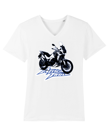 Adventure motorcycles are fun Africa Twin 1 White