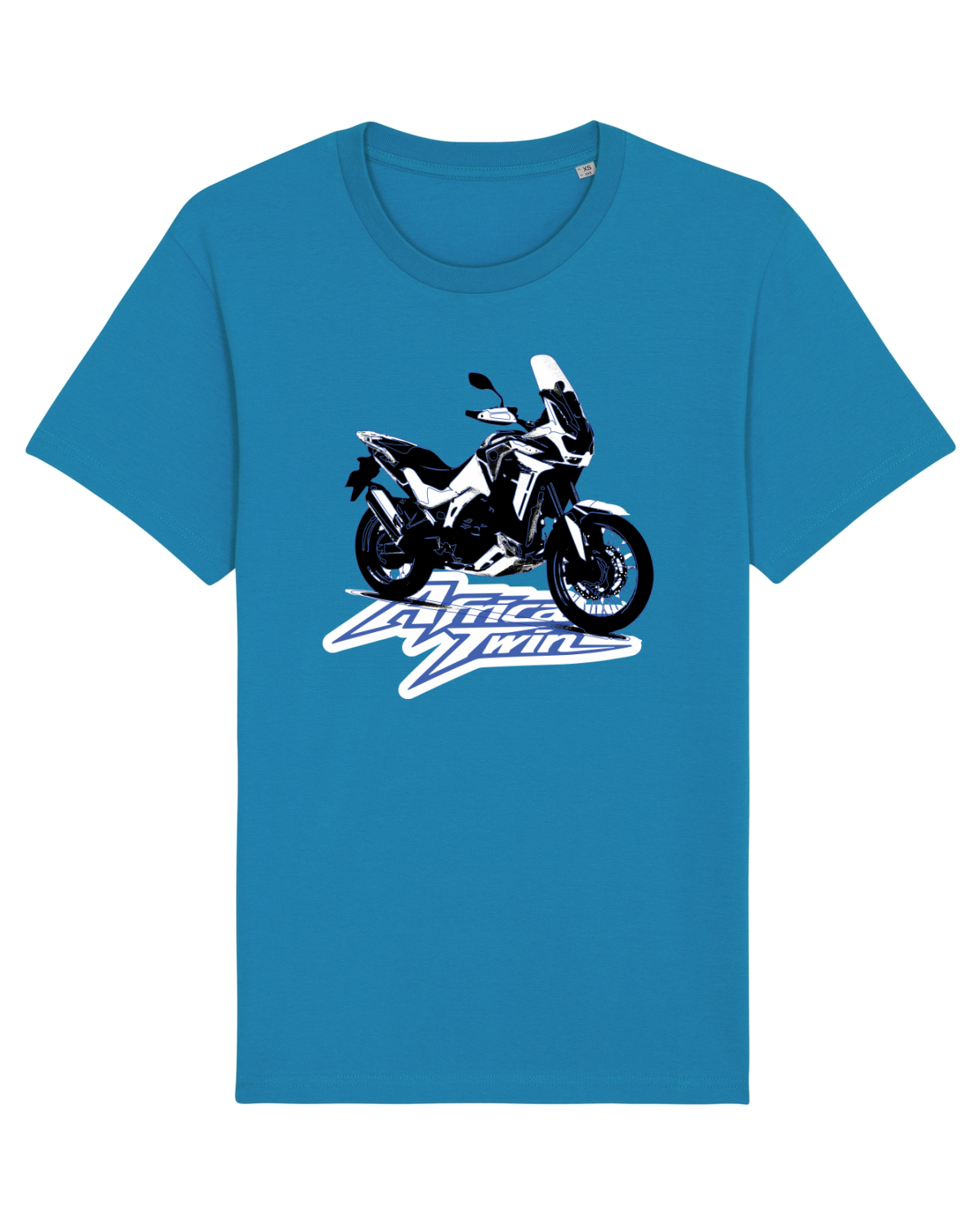 Tricou mânecă scurtă Unisex Rocker Azur