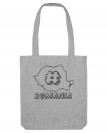 cu iz românesc: Hashtag Romania Sacoșă textilă