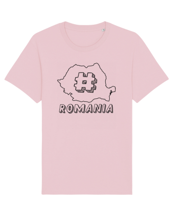 cu iz românesc: Hashtag Romania Cotton Pink