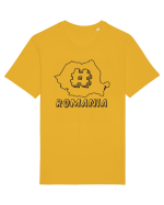 cu iz românesc: Hashtag Romania Tricou mânecă scurtă Unisex Rocker