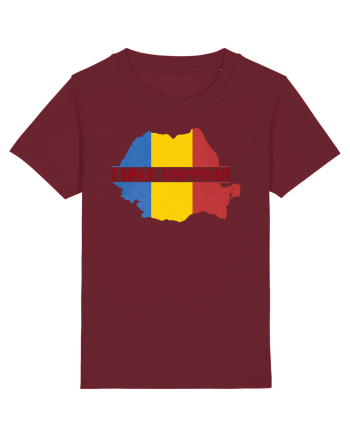 cu iz românesc: I love Romania Burgundy