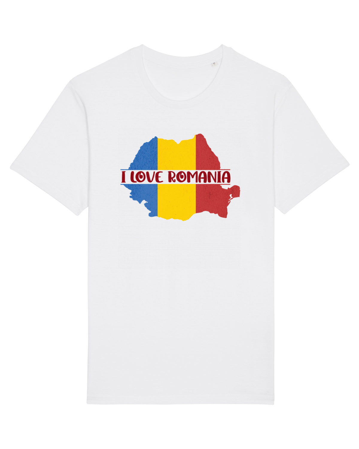 Tricou mânecă scurtă Unisex Rocker White