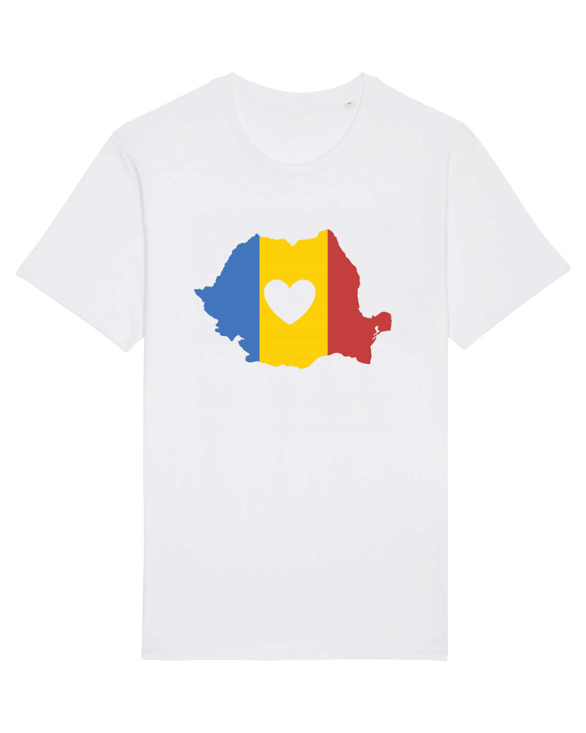Tricou mânecă scurtă Unisex Rocker White