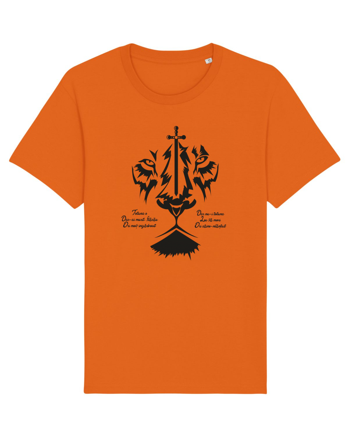 Tricou mânecă scurtă Unisex Rocker Bright Orange