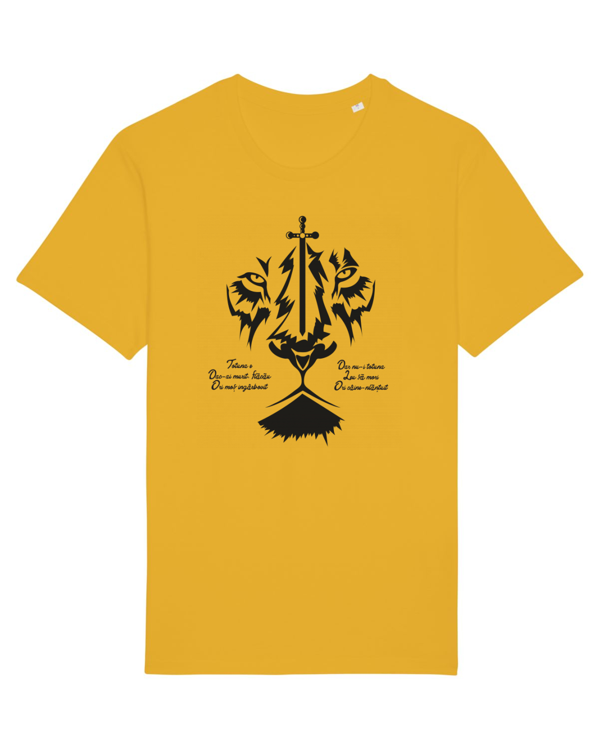 Tricou mânecă scurtă Unisex Rocker Spectra Yellow