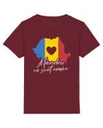 cu iz românesc: Mândru că sunt român Tricou mânecă scurtă  Copii Mini Creator