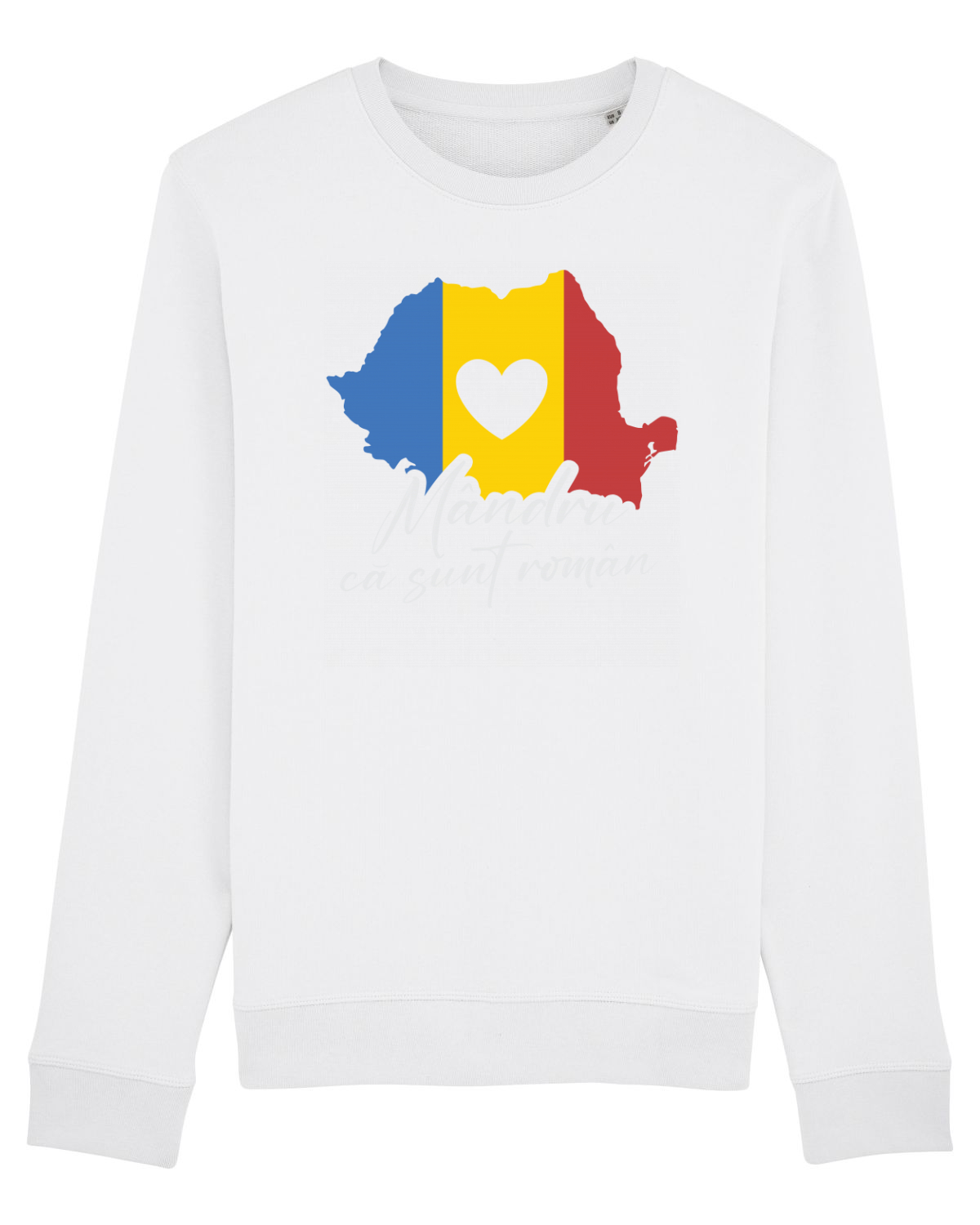 Bluză mânecă lungă Unisex Rise White