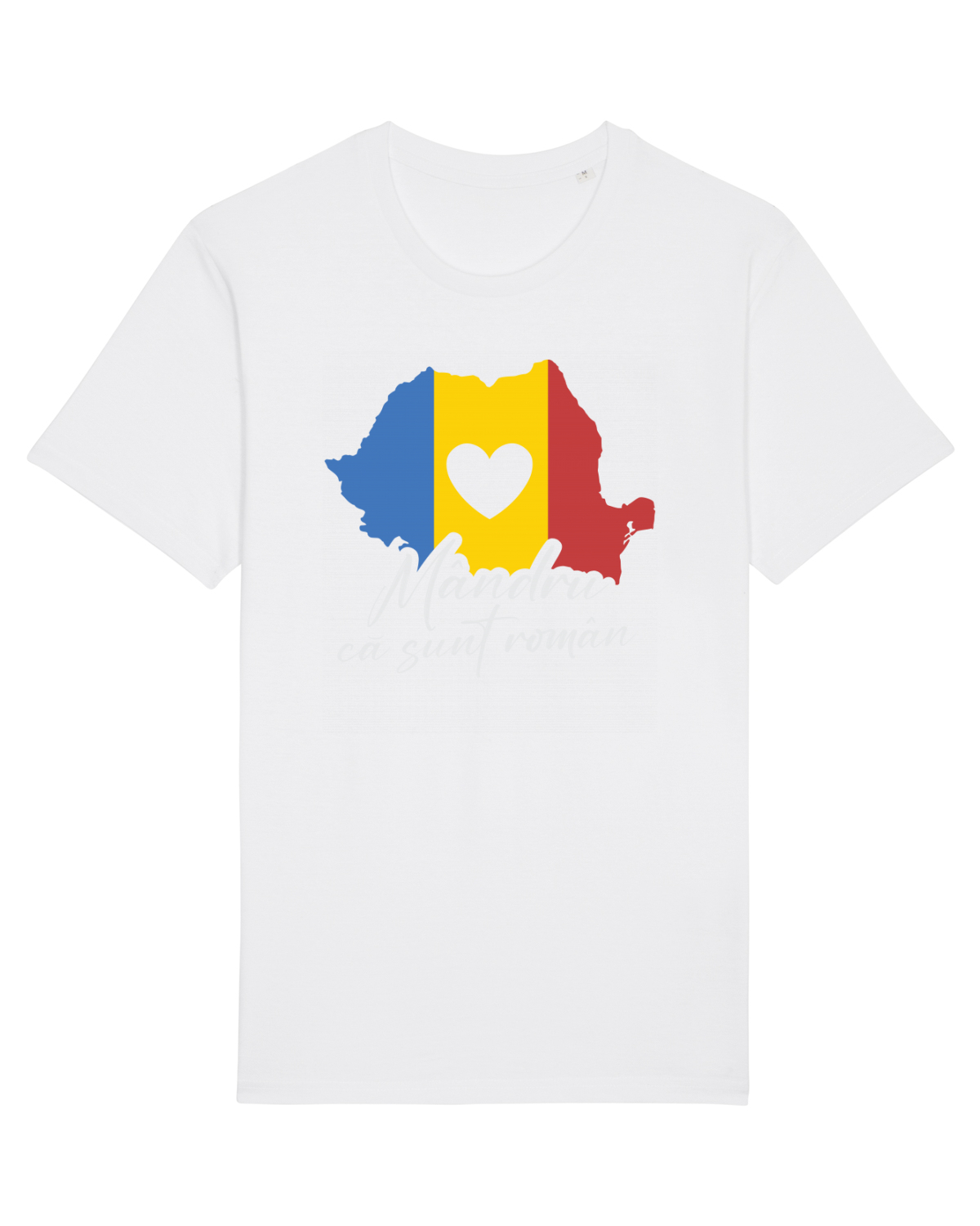 Tricou mânecă scurtă Unisex Rocker White