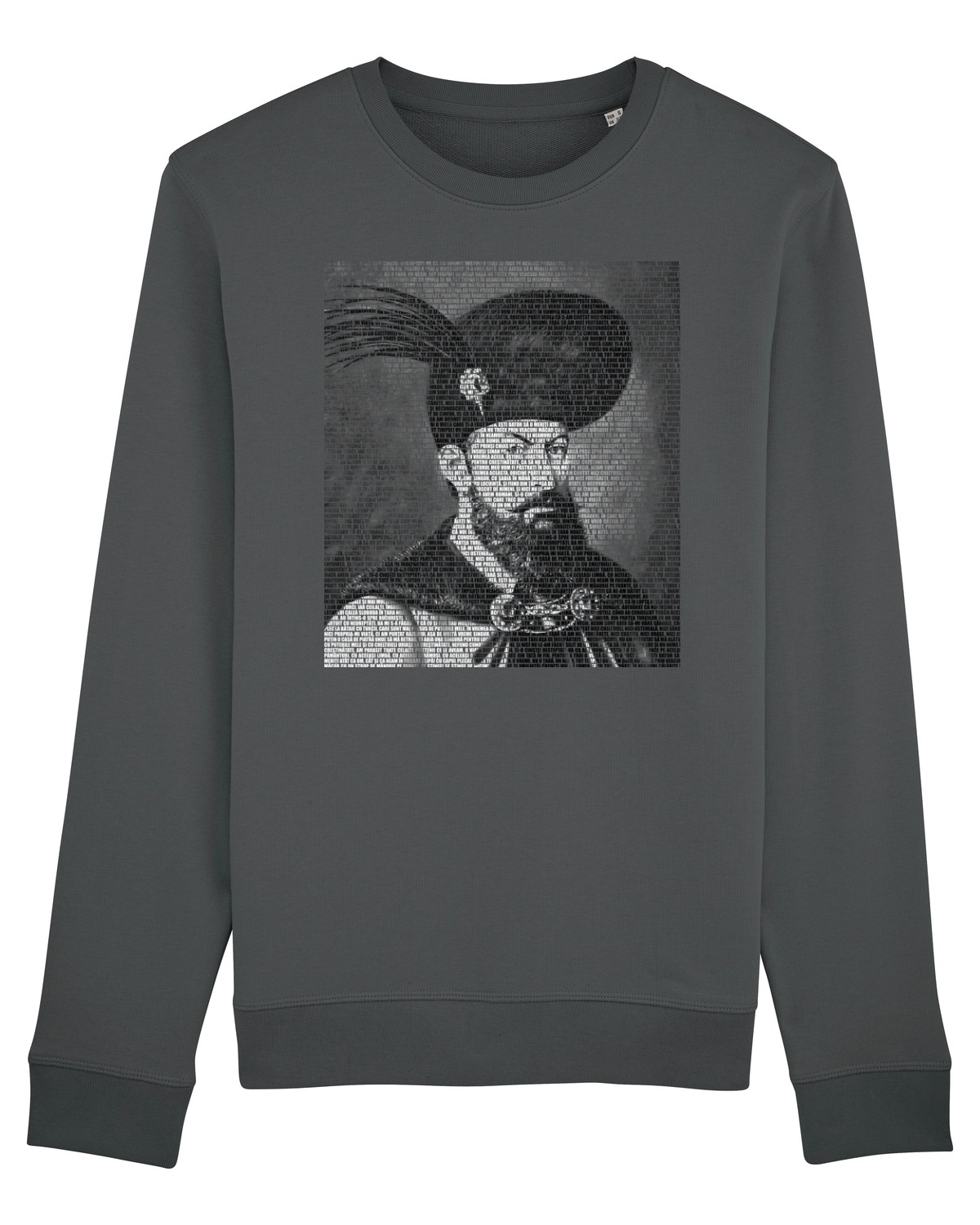 Bluză mânecă lungă Unisex Rise Anthracite