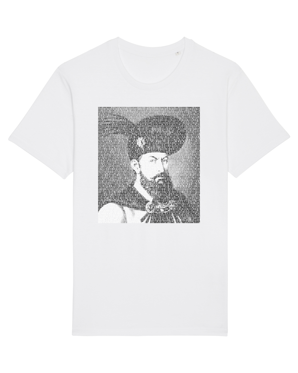 Tricou mânecă scurtă Unisex Rocker White