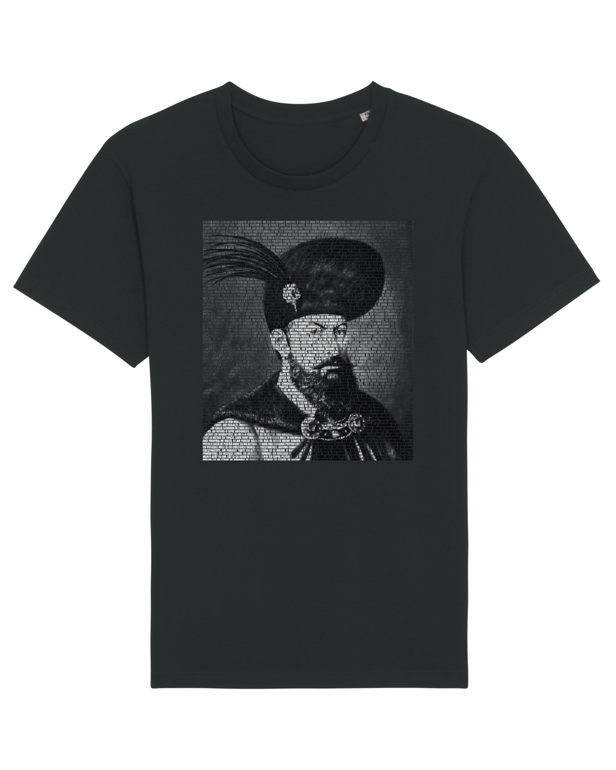 Tricou mânecă scurtă Unisex Rocker Black