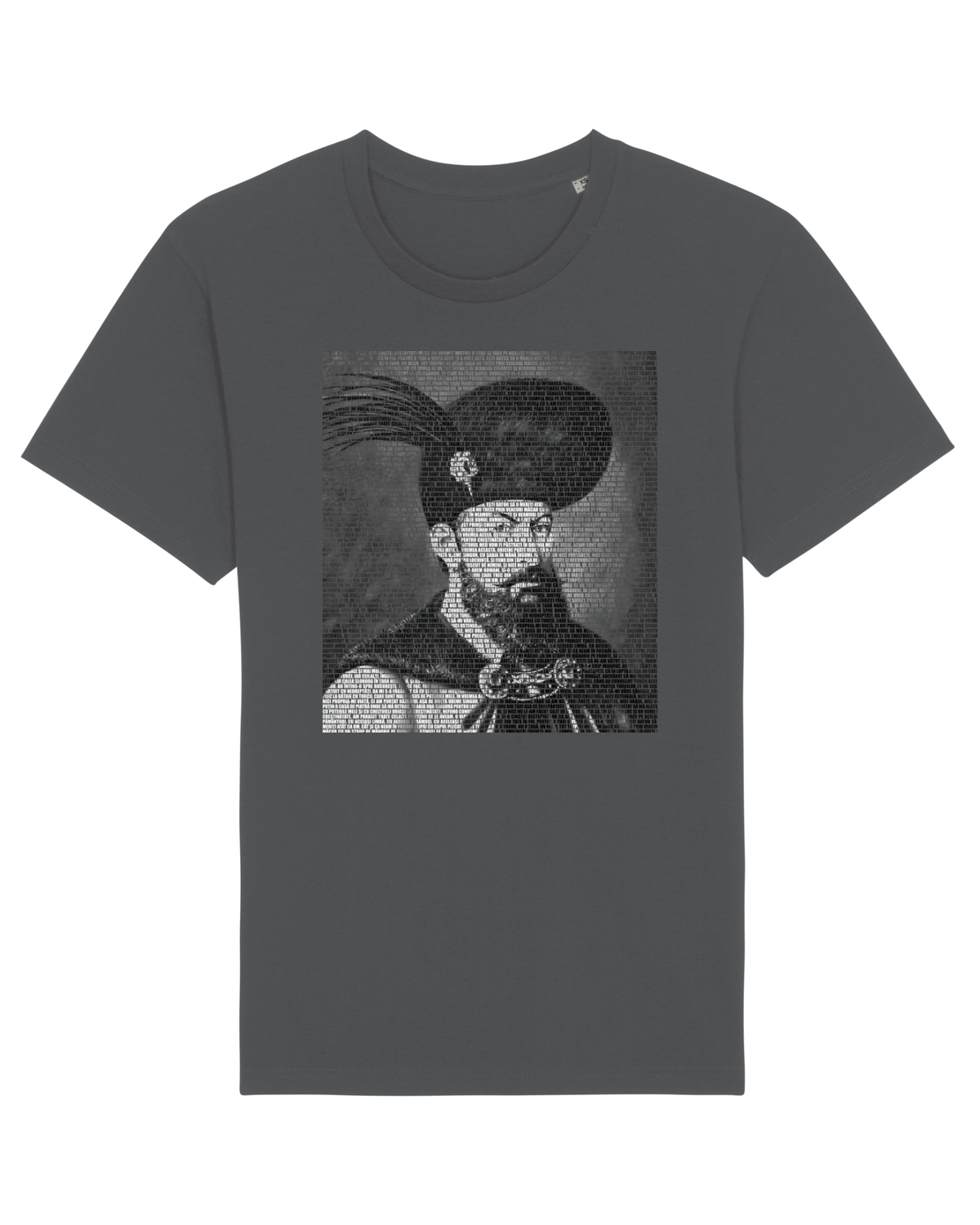 Tricou mânecă scurtă Unisex Rocker Anthracite