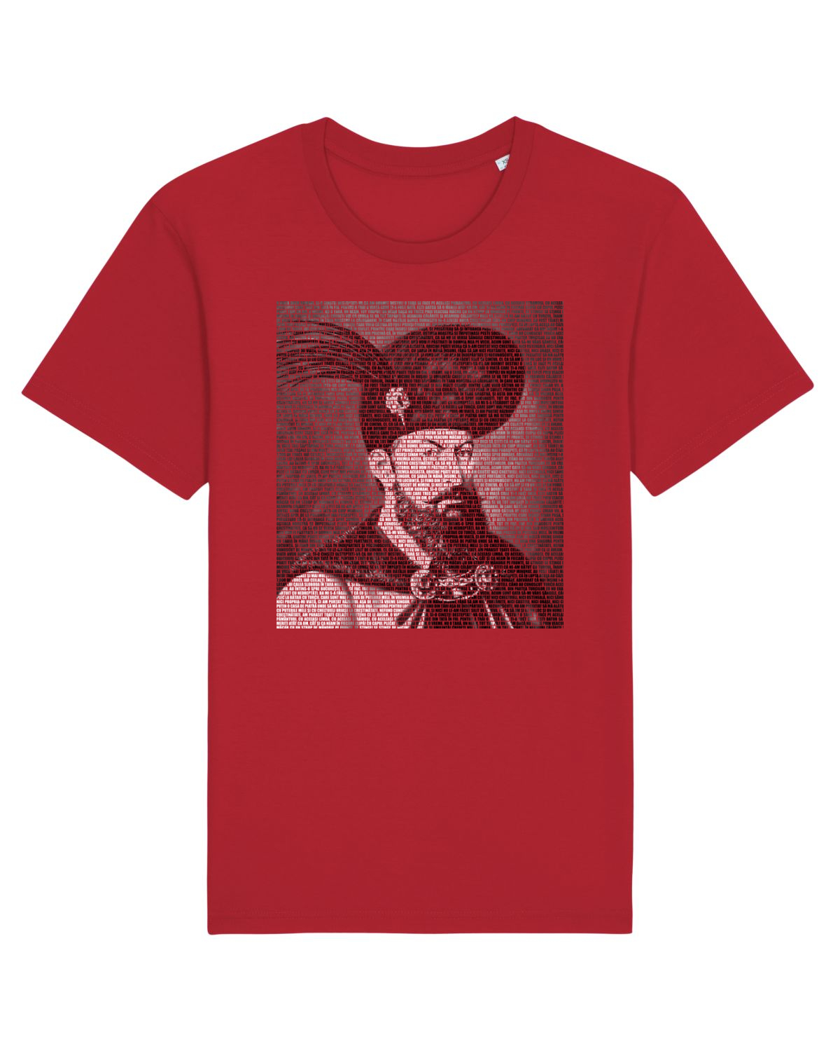 Tricou mânecă scurtă Unisex Rocker Red