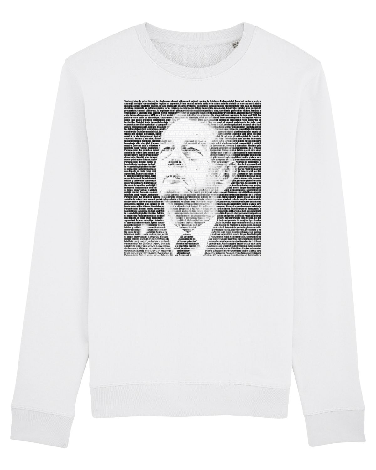 Bluză mânecă lungă Unisex Rise White