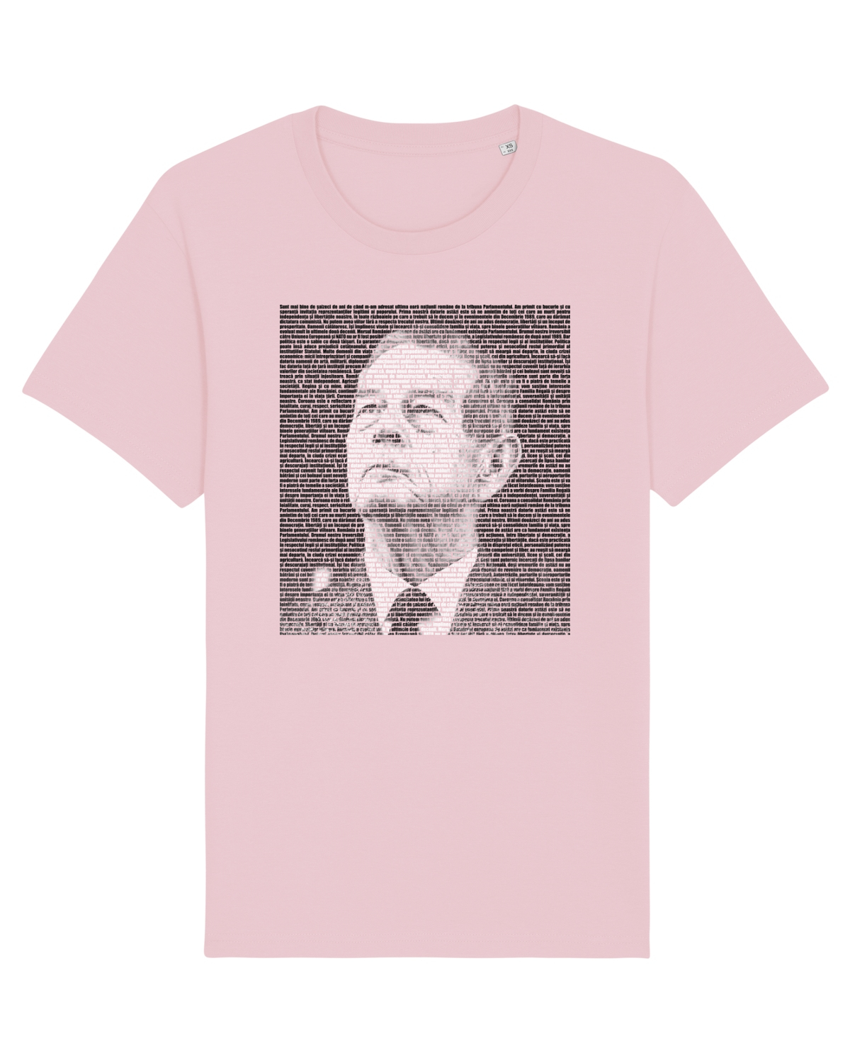 Tricou mânecă scurtă Unisex Rocker Cotton Pink