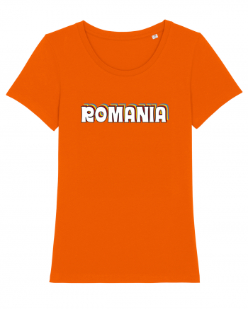 cu iz românesc: Retro Romania Bright Orange