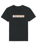 cu iz românesc: Retro Romania Tricou mânecă scurtă Unisex Rocker
