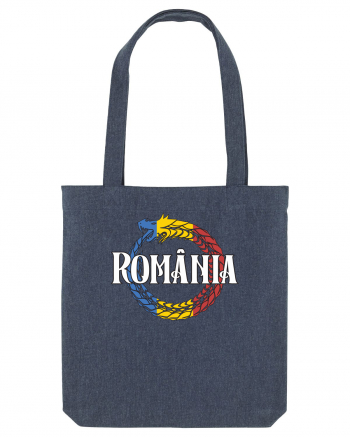 cu iz românesc: România - dragon tricolor Midnight Blue