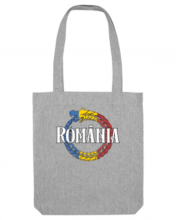 cu iz românesc: România - dragon tricolor Heather Grey